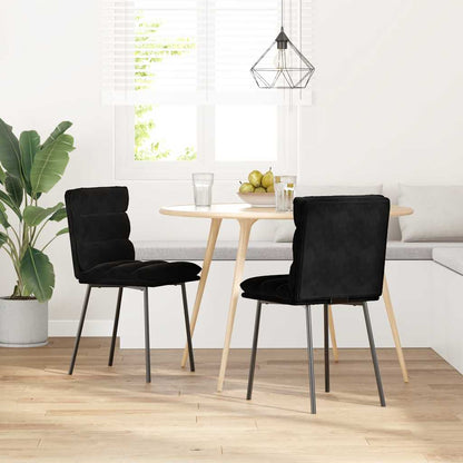 Sillas De Comedor 2 Unidades Terciopelo