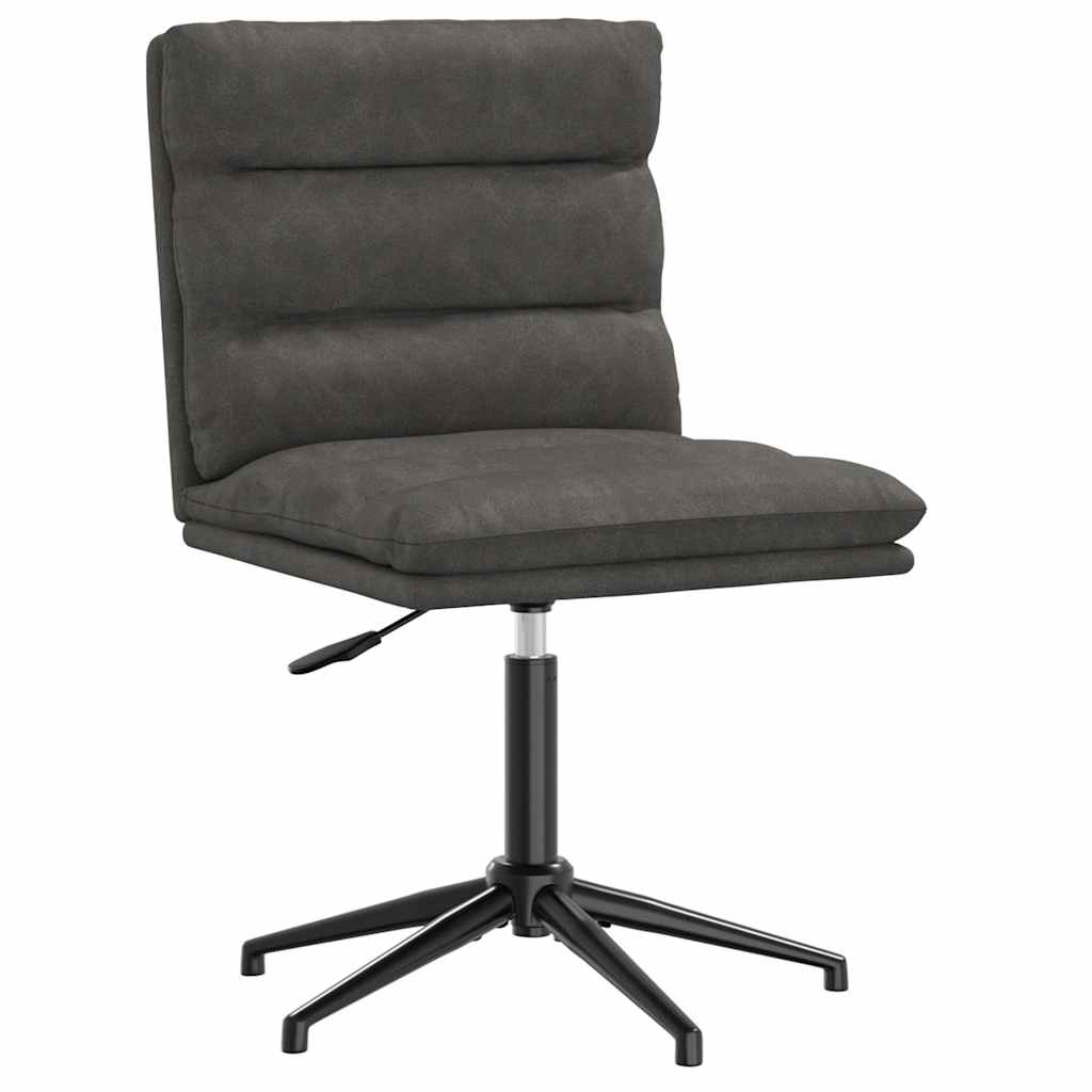Silla De Comedor De Cuero Sintético Negra