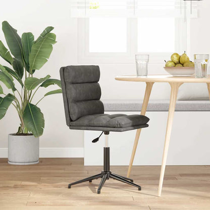 Silla De Comedor De Cuero Sintético Negra