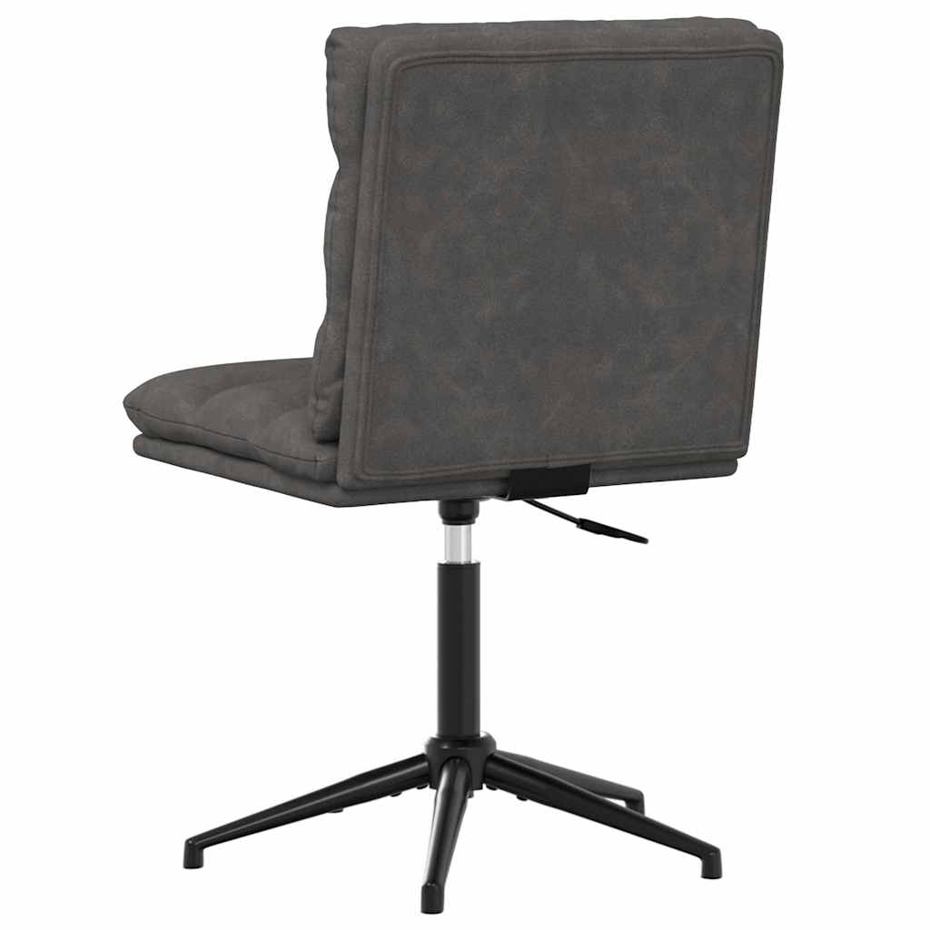 Silla De Comedor De Cuero Sintético Negra