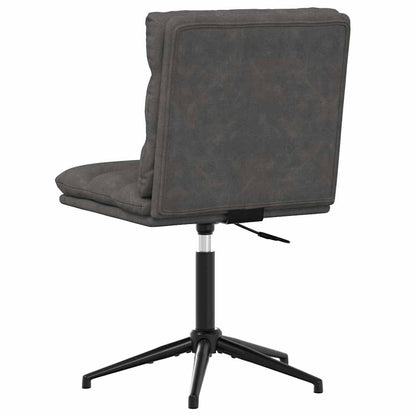 Silla De Comedor De Cuero Sintético Negra