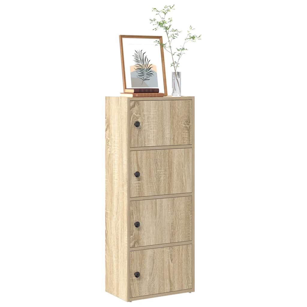 Estantería Madera De Ingeniería Color Envejecido 40X24X