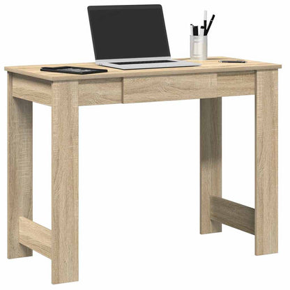 Escritorio De Madera De Ingeniería Envejecida 100X45X75 Cm