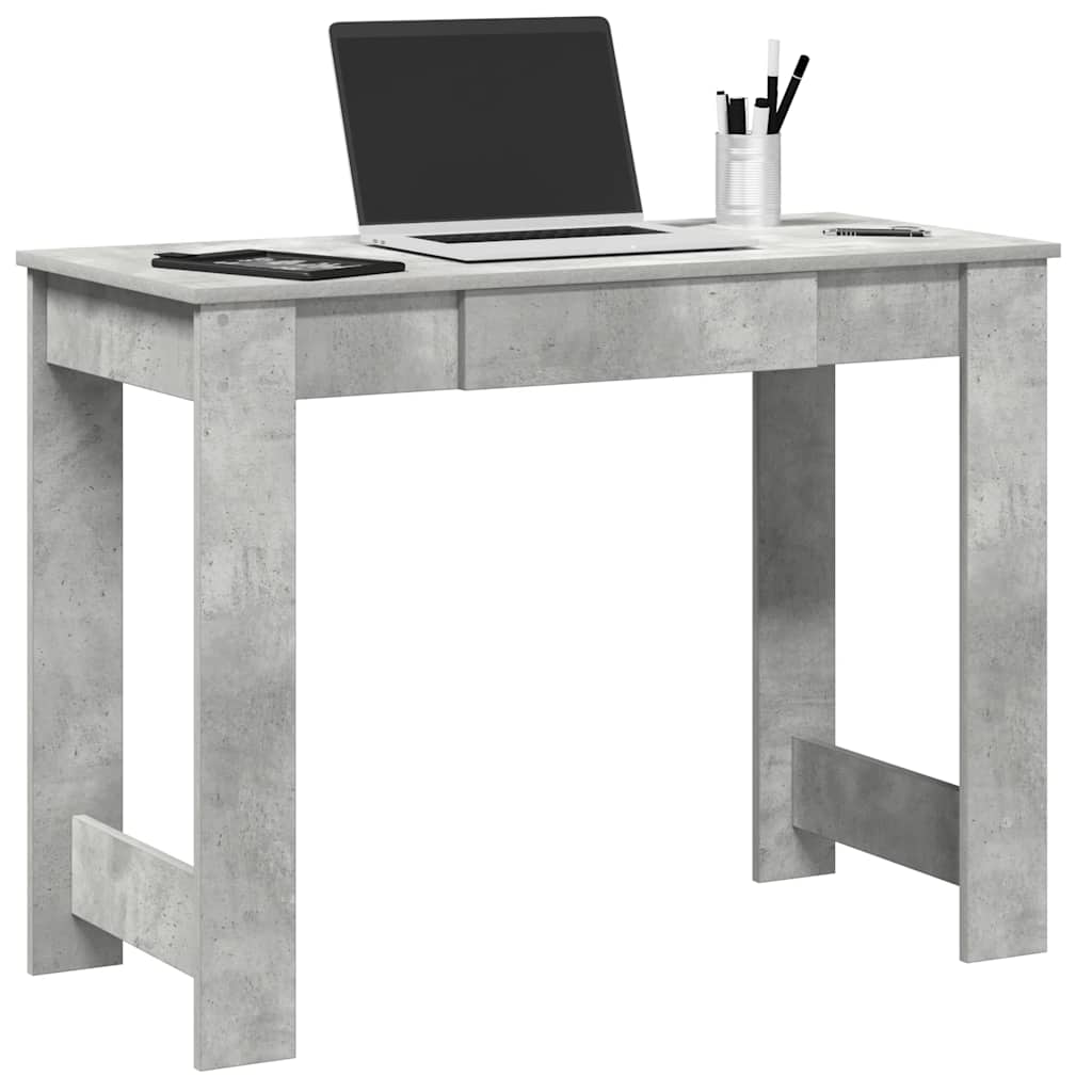 Escritorio De Madera De Ingeniería Envejecida 100X45X75 Cm