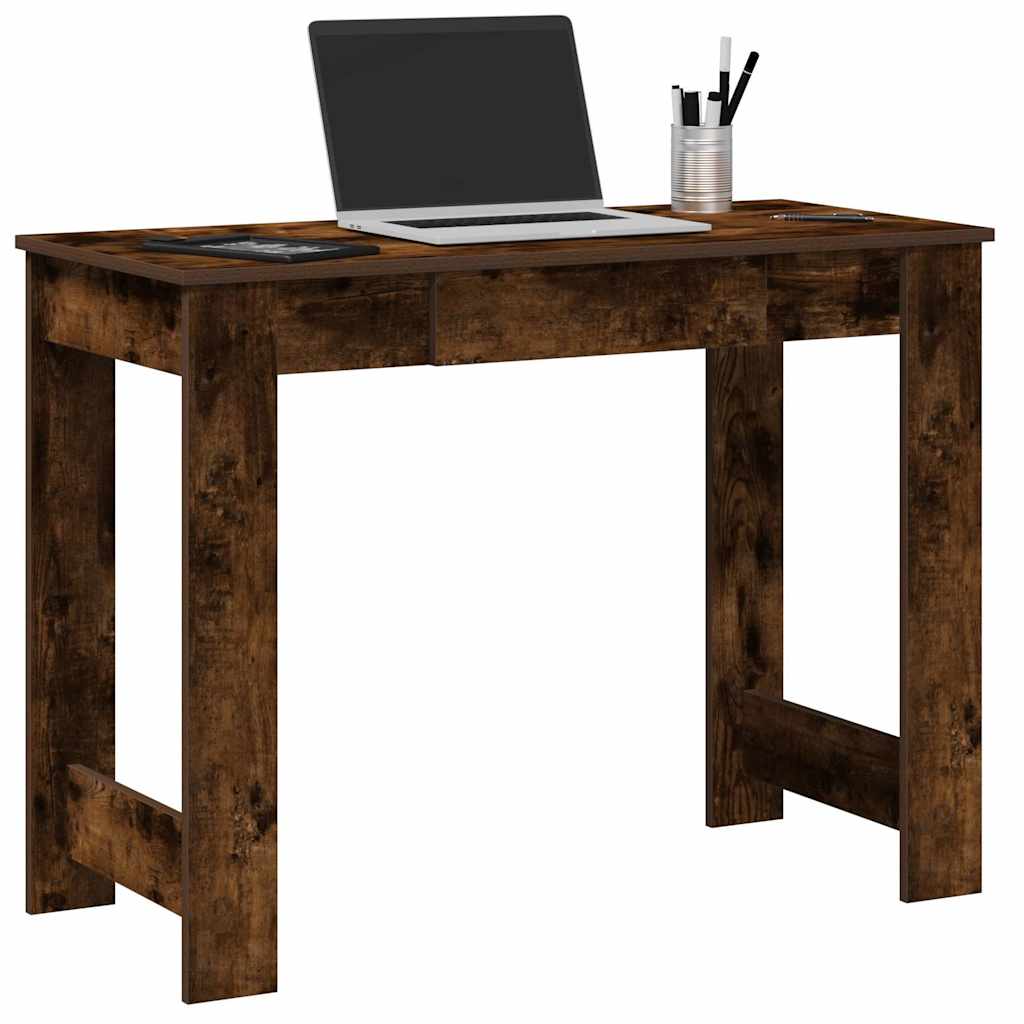 Escritorio De Madera De Ingeniería Envejecida 100X45X75 Cm