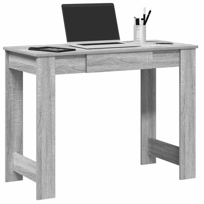 Escritorio De Madera De Ingeniería Envejecida 100X45X75 Cm