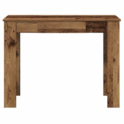 Escritorio De Madera De Ingeniería Envejecida 100X45X75 Cm