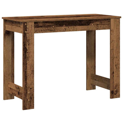 Escritorio De Madera De Ingeniería Envejecida 100X45X75 Cm