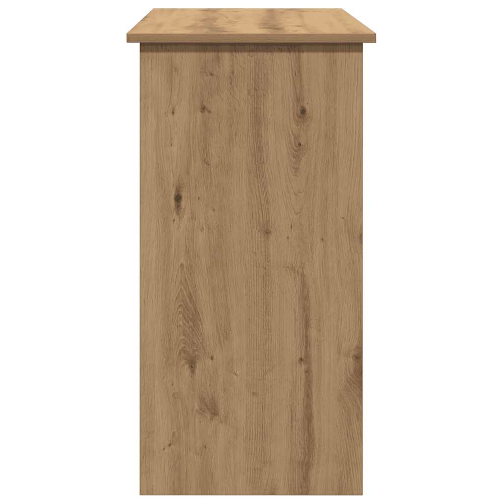 Escritorio De Madera De Ingeniería Roble Artesano 80X40X75 Cm