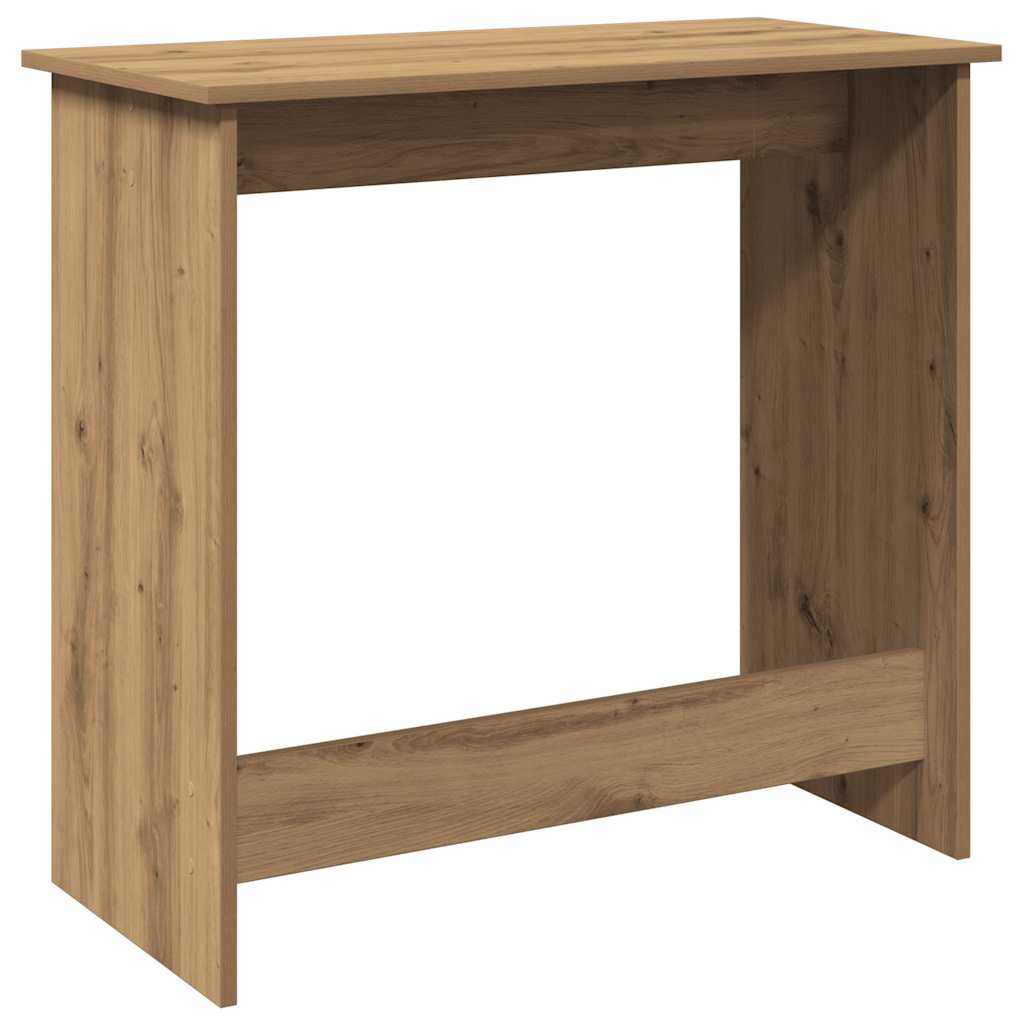 Escritorio De Madera De Ingeniería Roble Artesano 80X40X75 Cm