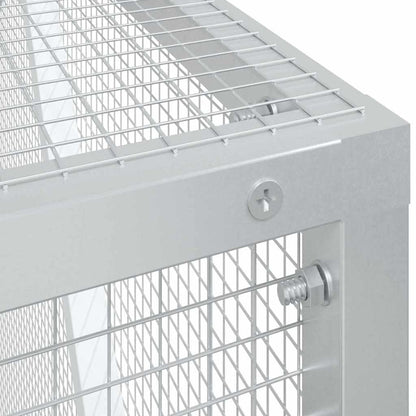 Jaula Para Aves Antracita 210 X 304 X 213 Cm Acero Galvanizado