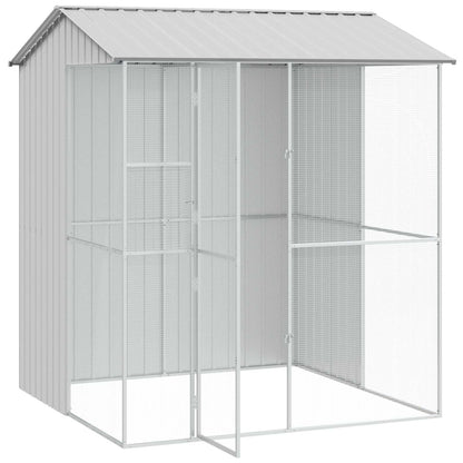 Jaula Para Aves 215 X 210 X 247 Cm Acero Galvanizado