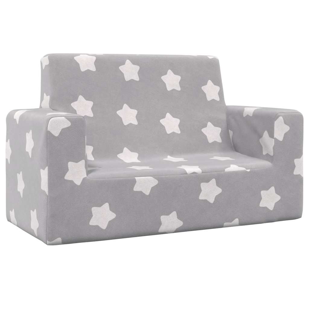 Cama Infantil Felpa Suave Gris