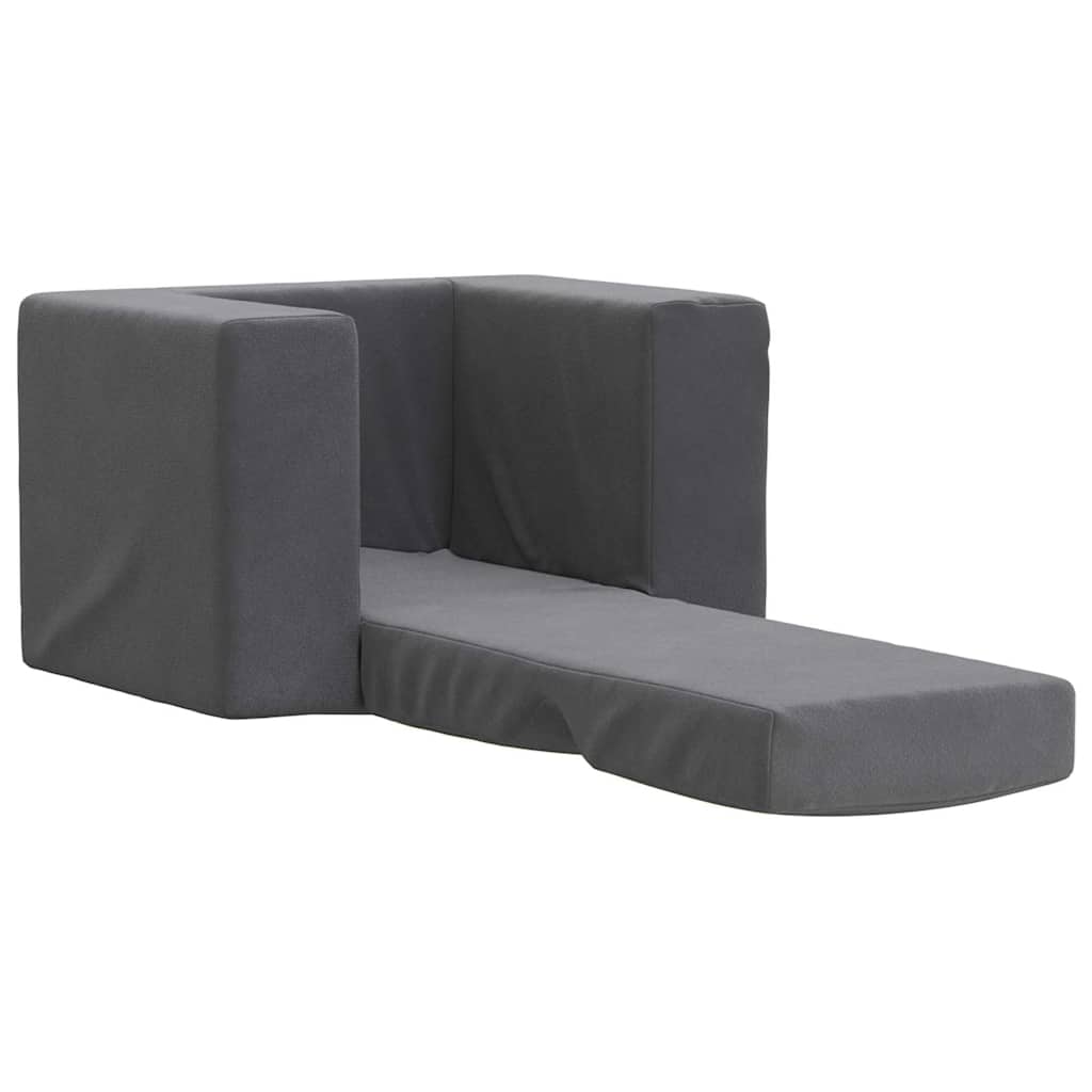 Cama Infantil Felpa Suave Gris