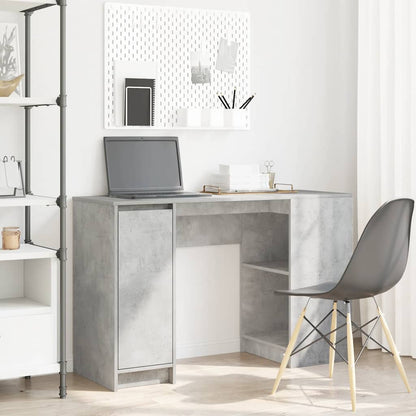 Escritorio Sonoma Gris 120X42X76 Cm Madera De Ingeniería