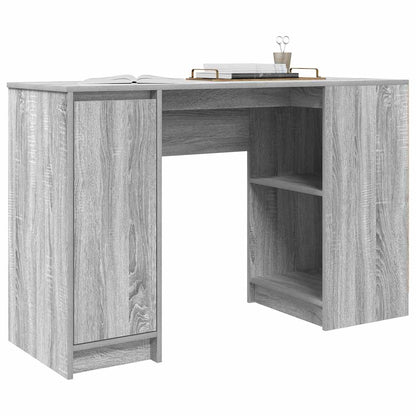 Escritorio Sonoma Gris 120X42X76 Cm Madera De Ingeniería
