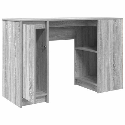 Escritorio Sonoma Gris 120X42X76 Cm Madera De Ingeniería