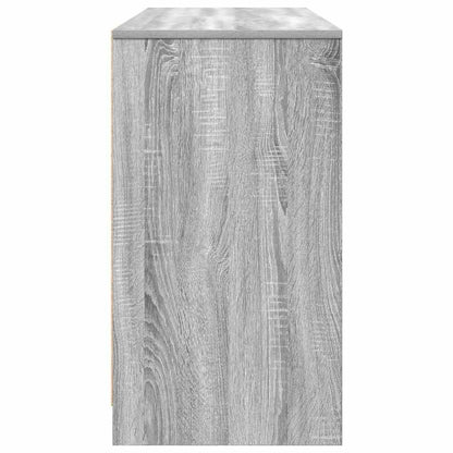 Escritorio Sonoma Gris 120X42X76 Cm Madera De Ingeniería