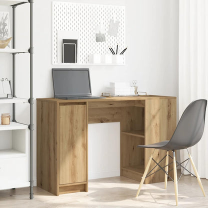 Escritorio Sonoma Gris 120X42X76 Cm Madera De Ingeniería
