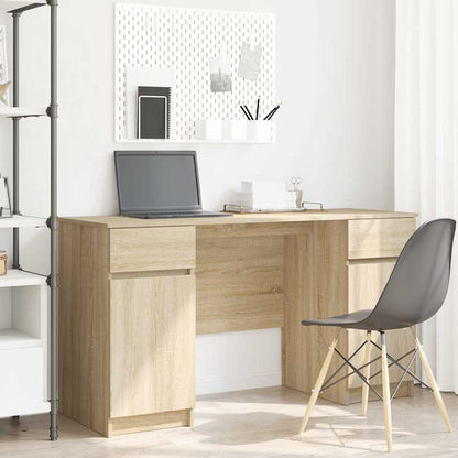 Escritorio Madera De Ingeniería 140 X 49 X 76 Cm