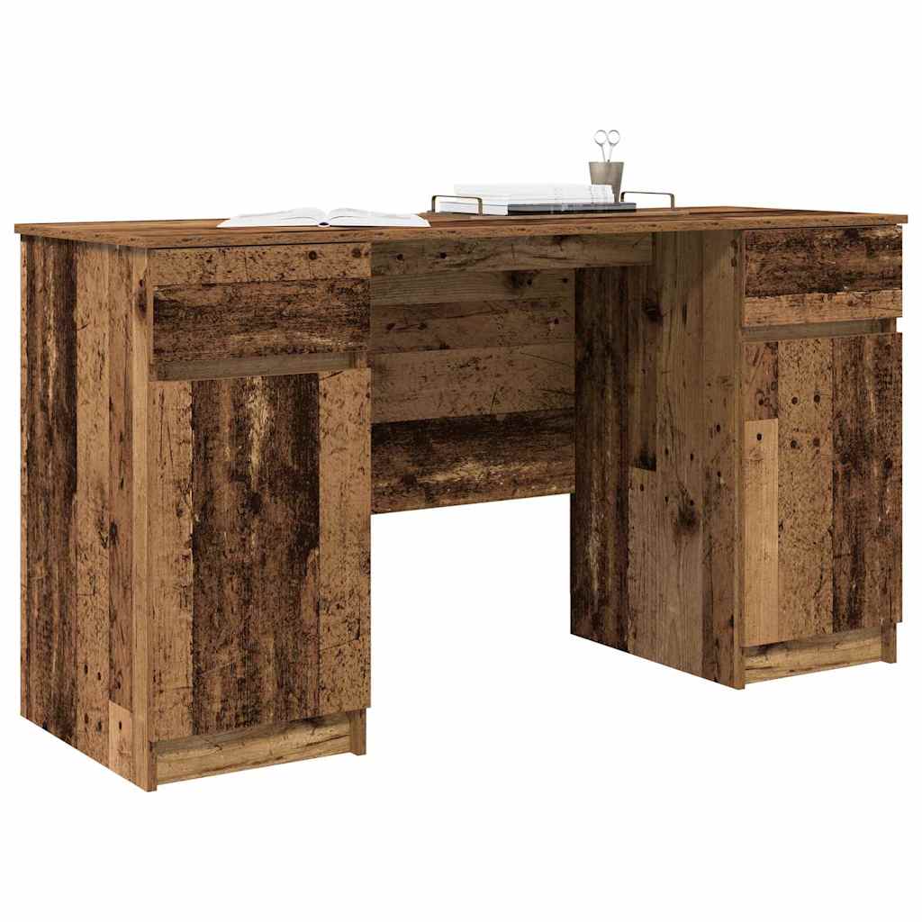 Escritorio Madera De Ingeniería 140 X 49 X 76 Cm