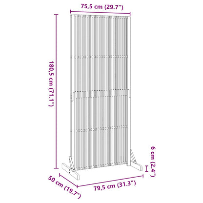 Biombo De Privacidad Para Interior Y Exterior 180,5 Cm