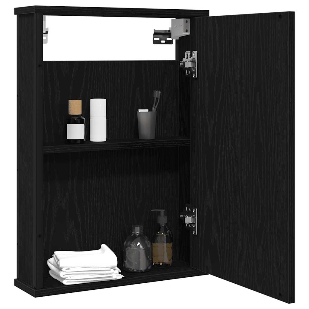 Armario Con Espejo Para Baño De Madera 42X12X60 Cm