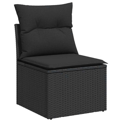 Set De Sofás De Jardín Y Cojines 8 Piezas Ratán Sintético