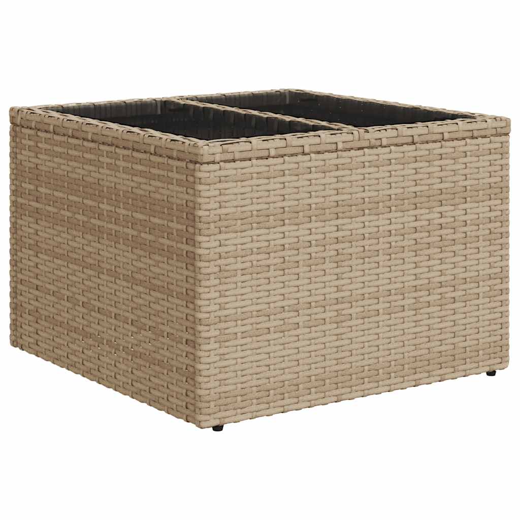 Set De Sofás De Jardín Y Cojines 8 Piezas Ratán Sintético Beige