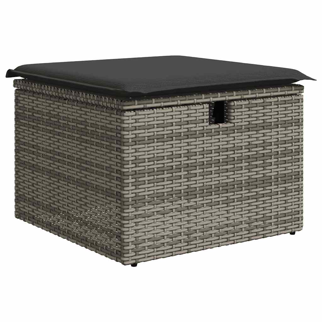 Set De Sofás De Jardín Y Cojines 8 Piezas Ratán Sintético