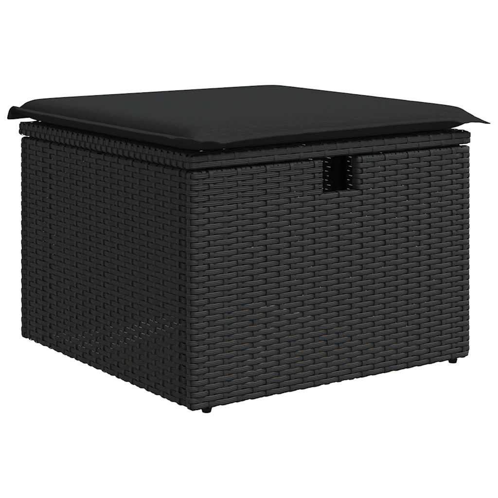 Set De Sofás De Jardín Y Cojines 8 Piezas Ratán Sintético