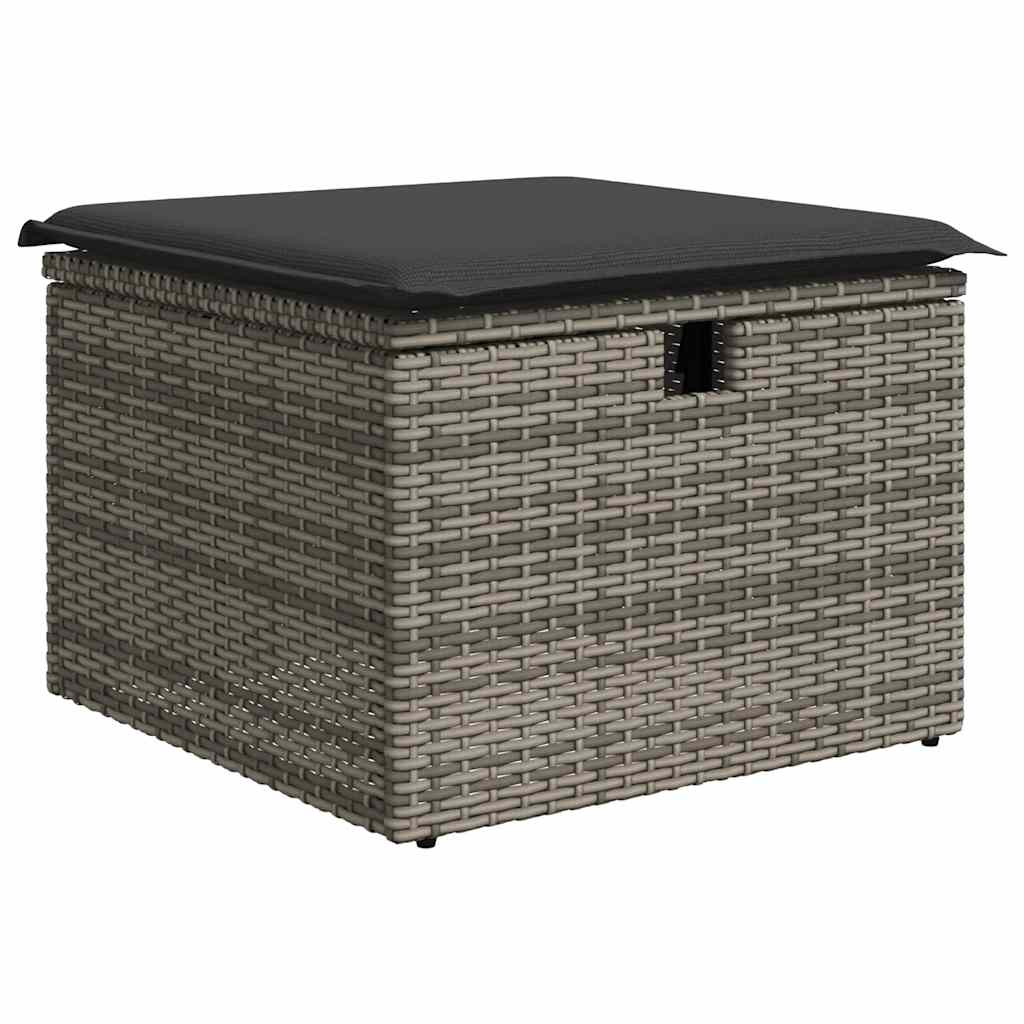 Set De Sofás De Jardín 4 Pzas Y Cojines Ratán Sintético