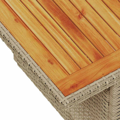 Set De Sofás De Jardín Y Cojines 8 Piezas Ratán Sintético Beige
