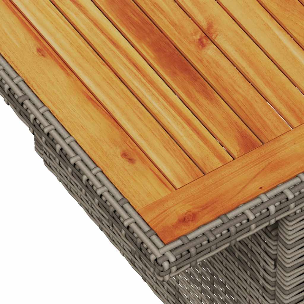 Set De Sofás De Jardín Y Cojines 10 Pzas Ratán Sintético Gris