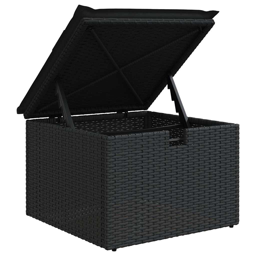 Set De Sofás De Jardín Y Cojines 8 Piezas Ratán Sintético