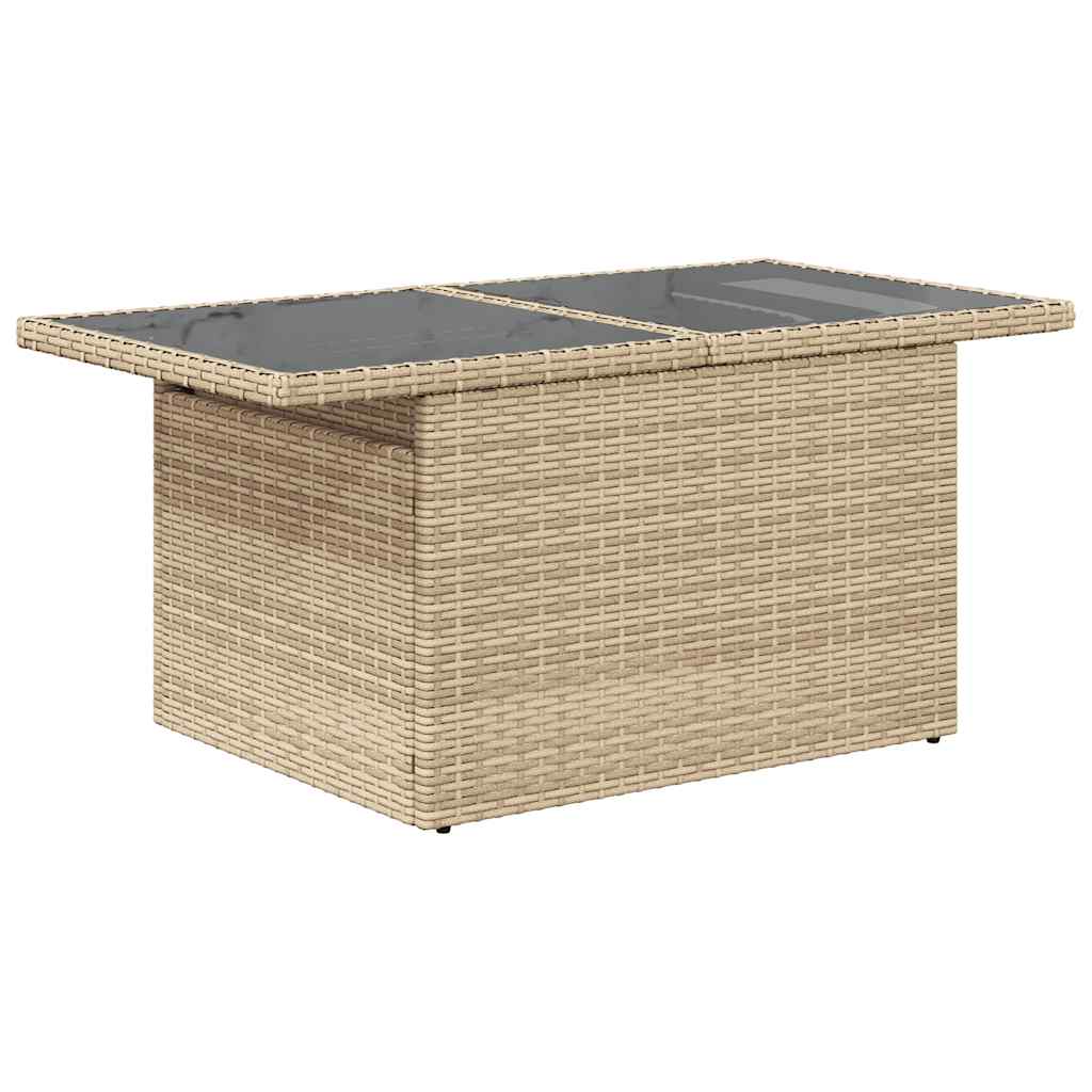 Juego De Sofás Jardín Con Cojines 6 Pzas Ratán Sintético Beige
