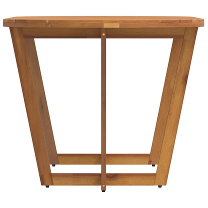Mesa De Comedor De Jardín Ovalada De , Madera Maciza De Acacia