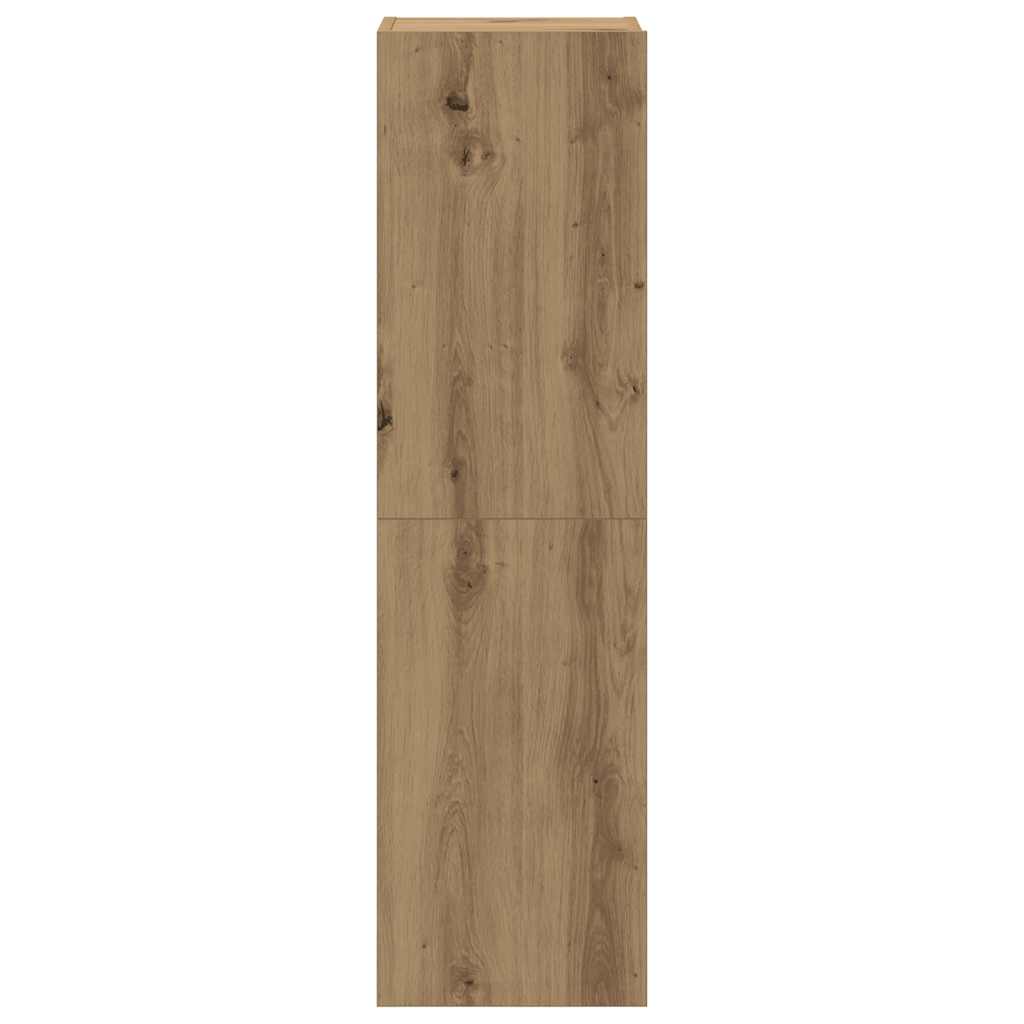 Mueble Para Tv De Pared Madera Contrachapada Artesanal 6 Piezas