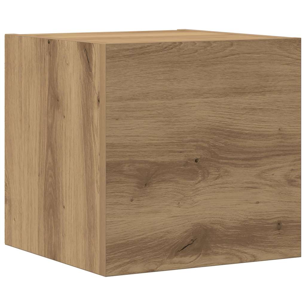 Mueble Para Tv De Pared Madera Contrachapada Artesanal 5 Piezas