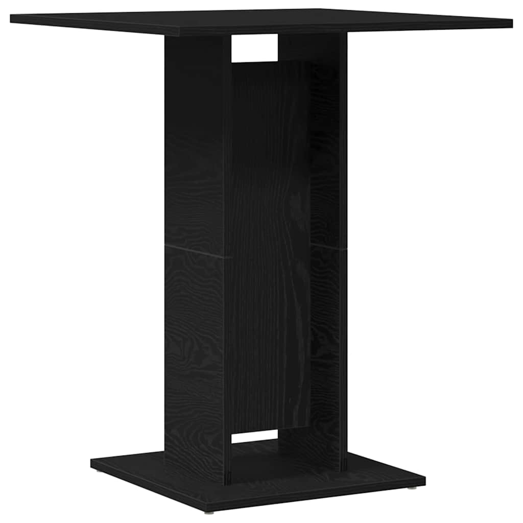 Mesa De Bistró De De 60X60X75 Cm, Fabricada En Madera De Ingeniería