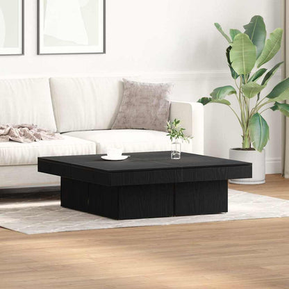 Mesa De Centro Madera De Ingeniería Envejecida 90X90X28 Cm