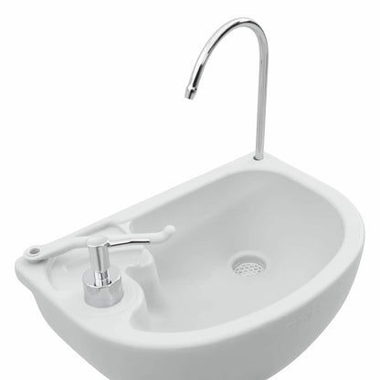 Set De Inodoro Para Camping 2 Pcs Azul Y
