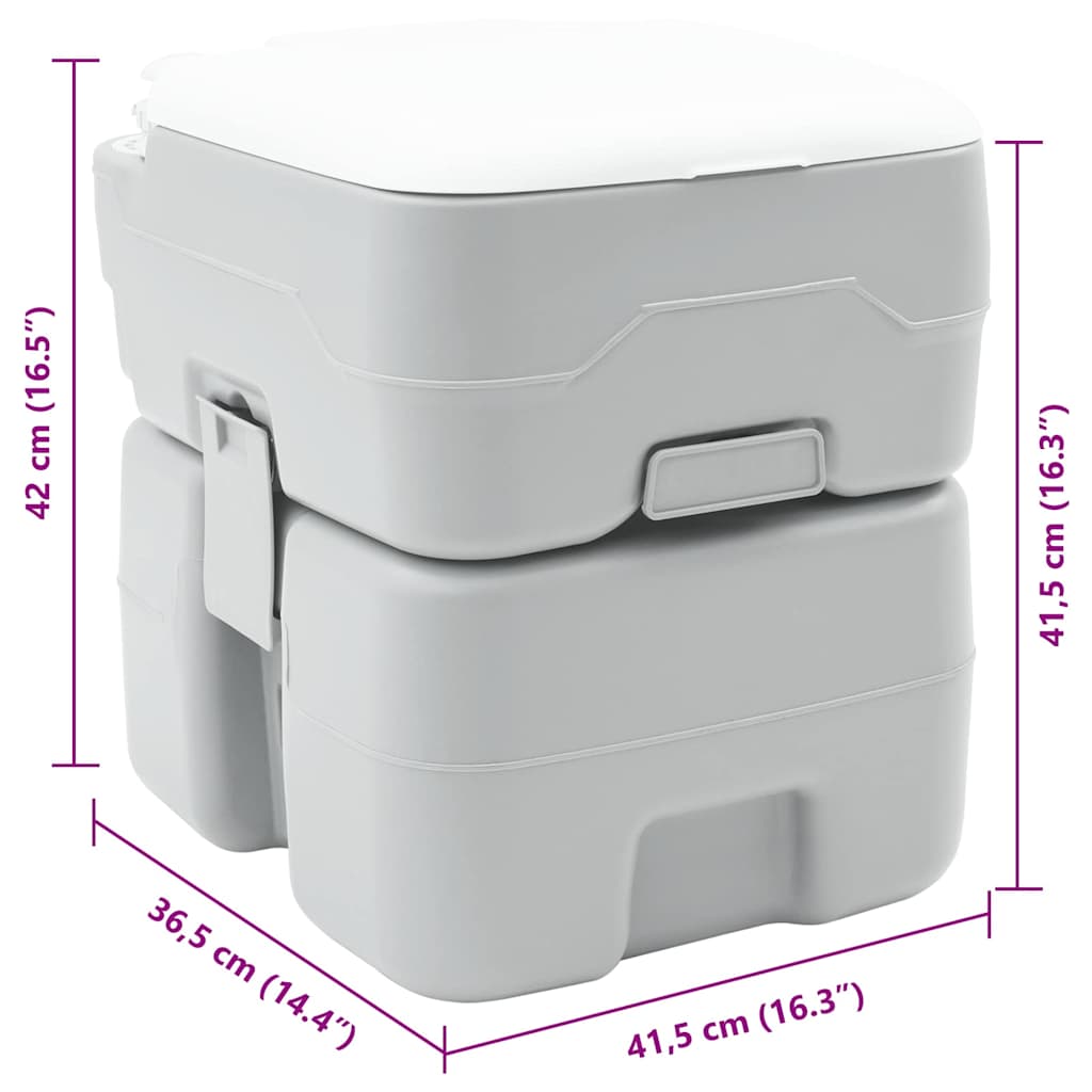 Inodoro De Camping 41,5 X 36,5 X 42 Cm