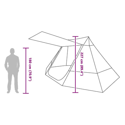 Tienda De Camping Con Techo 482 X 360 X 227 Cm Tafetán