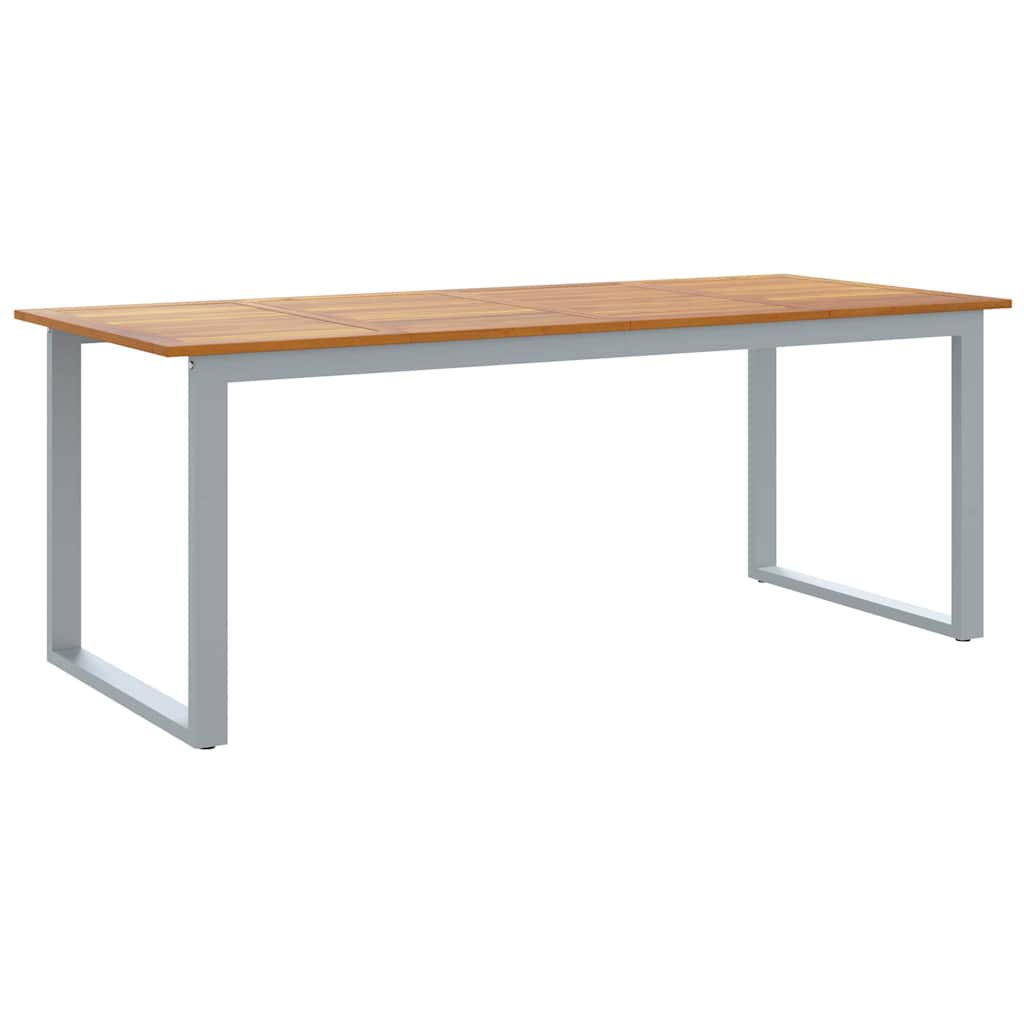 Mesa De Jardín Madera De Acacia Sólida