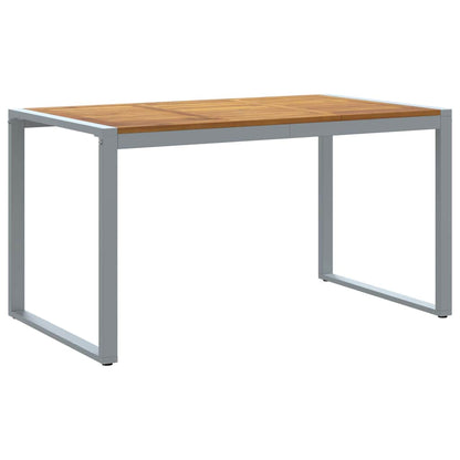 Mesa De Jardín Madera De Acacia Sólida