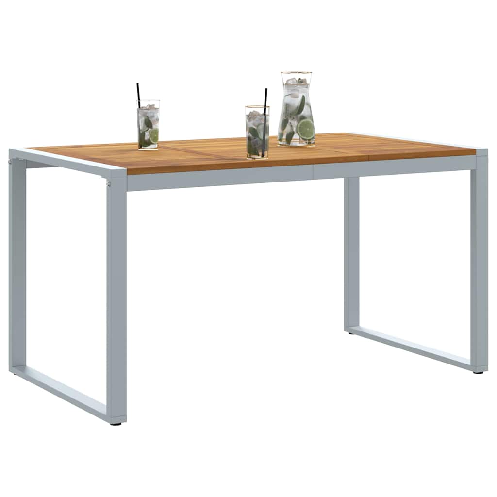Mesa De Jardín Madera De Acacia Sólida