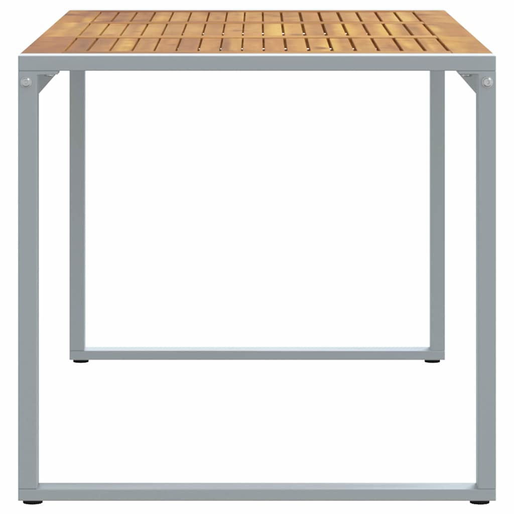 Mesa De Jardín Madera De Acacia Sólida
