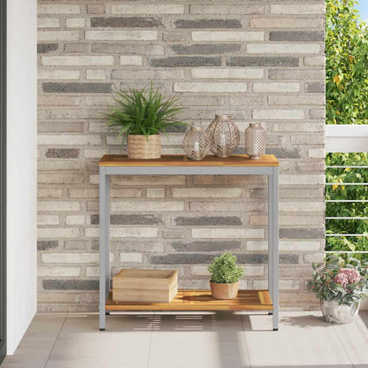 Mesa De Exterior Con Estante