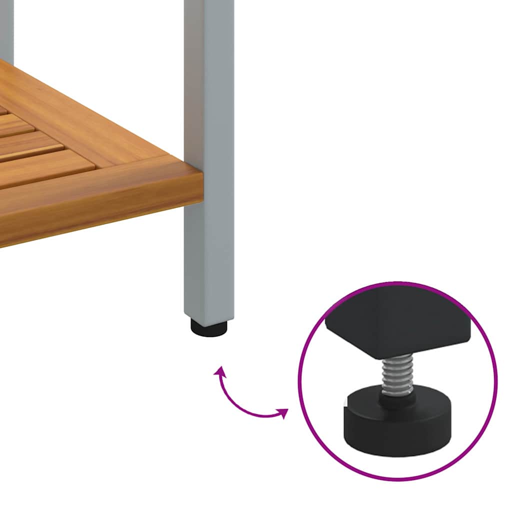 Mesa De Exterior Con Estante